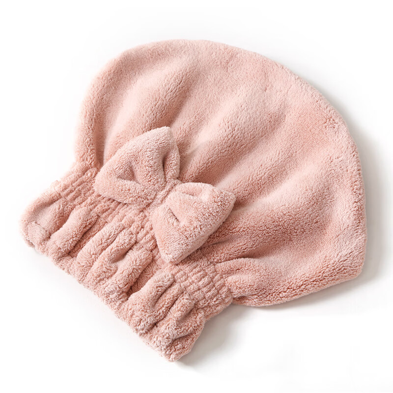 美丽雅 帽细绒超柔吸水速干套头可爱透气干发帽 细绒 HC072978