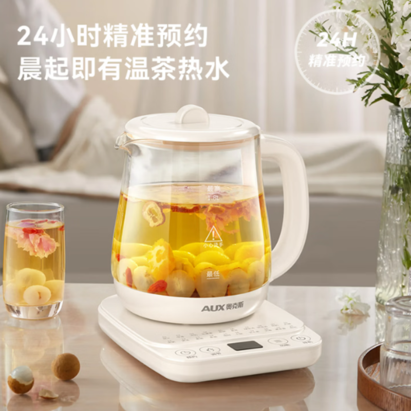 奥克斯ASH-08AY73A液体加热器(养生壶) 1.8L ASH-08AY73A液体加热器高清大图