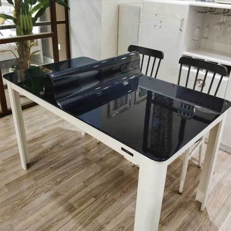 欧梦澜 黑磨砂桌布PVC软质塑料桌布1.5mm厚 60*120cm 张