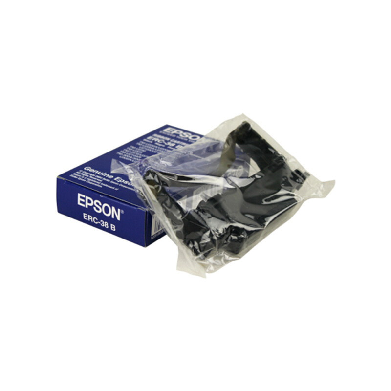爱普生 ERC-38B/R 黑红色 色带针式小票打印机原装色带架(含色带芯)一个装