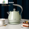 复古高颜值烧水壶家用网红欧式迷你小型煮器电热办公室宿舍 FENGHOU