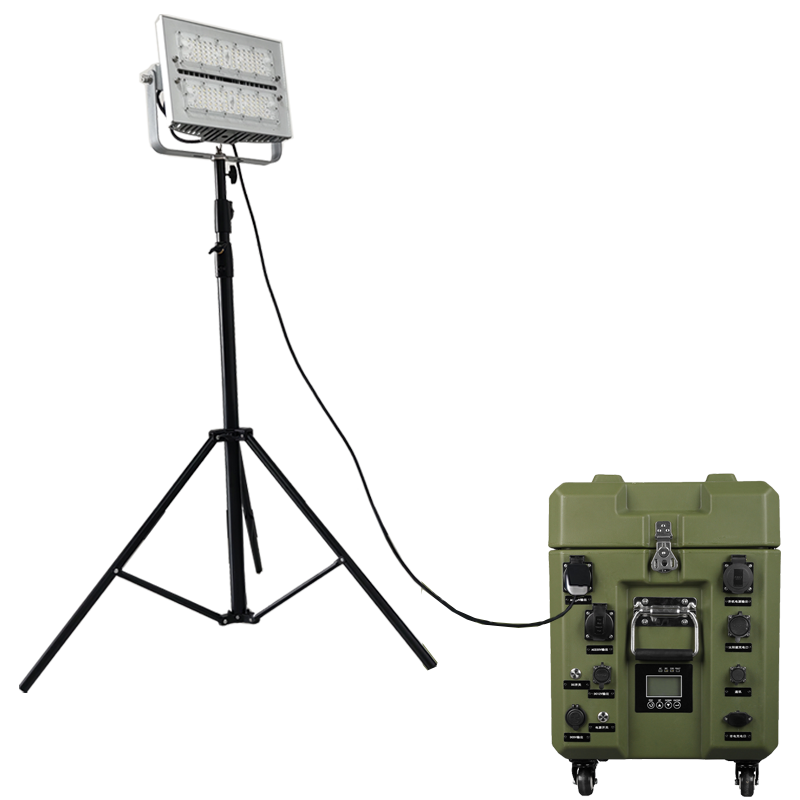 宝富睿光电EBYK3050-5K 24V 100W IP42 LED 锂电池 LED移动抢修灯(计量单位:台) 银色高清大图