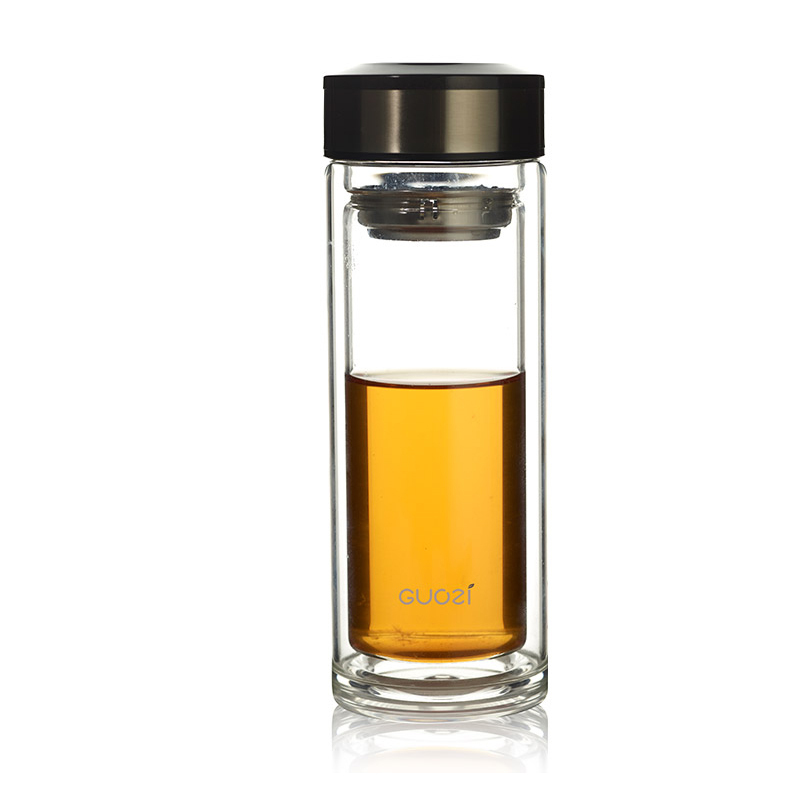 果兹guozigzs01雅悦双层玻璃保温杯