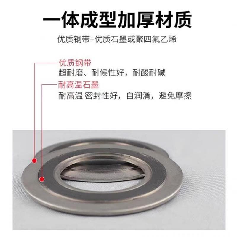 盛京联硕 不锈钢外环金属缠绕垫片 DN20 (6分) 碳钢 片图片