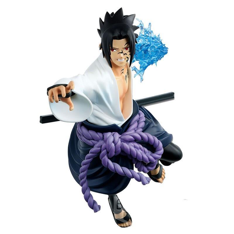 万代火影忍者手办眼镜厂vibrationstars宇智波佐助千鸟咒印b款佐助