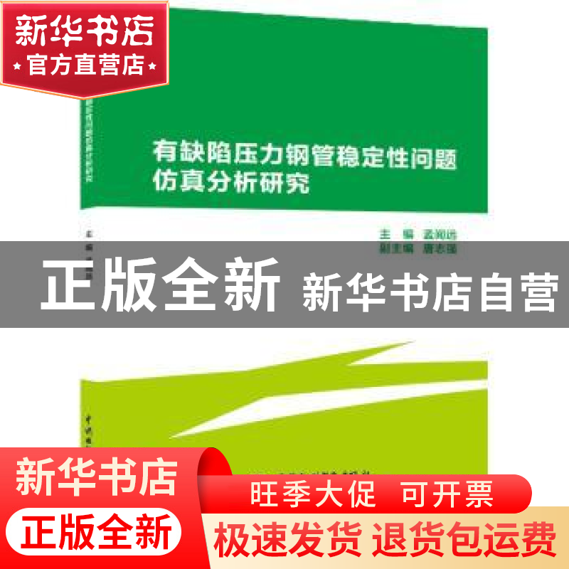 正版 有缺陷压力钢管稳定性问题仿真分析研究 孟闻远主编 水利水高清大图