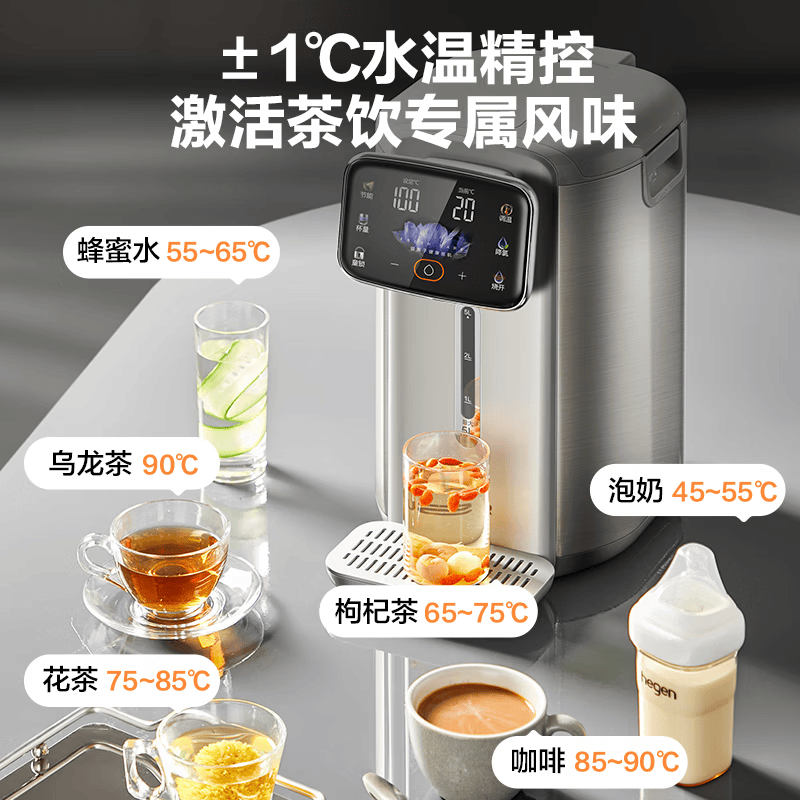 苏泊尔(SUPOR)电热水壶电热水瓶家用大容量5L热水壶多段调温智能触控恒温烧水壶 SW-50T801Pro高清大图