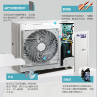 格力(GREE)中央空调一拖四大6匹p雅居风管机吸顶吊顶嵌入式家用商用新1级变频冷暖多联机GMV-H160WL/Fd