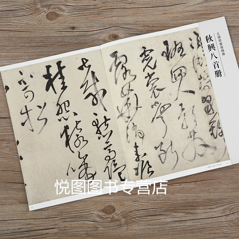 [正版]王铎秋兴八首册 王铎草书卷精典 繁体释文王铎草书法帖 草书练字帖临摹范本 河南美术出版社高清大图