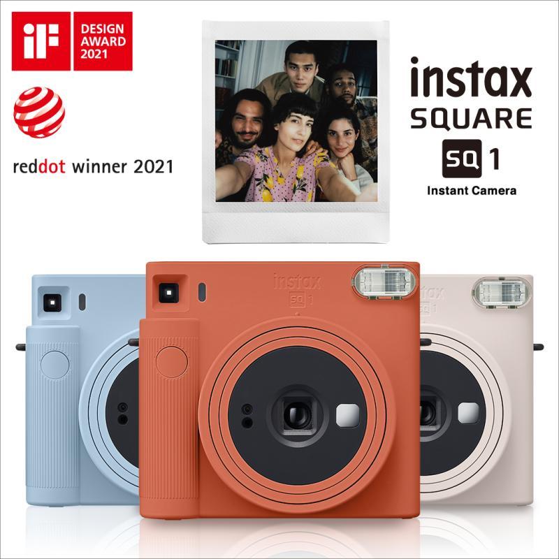 [5.2元加购周边盲盒]富士(FUJIFILM)INSTAX 一次成像相机立拍立得 SQUARE SQ1 云母白