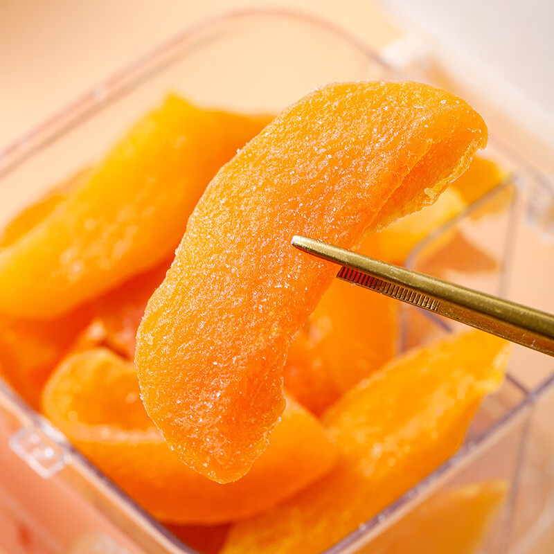 天生好果 黄桃干 200克高清大图