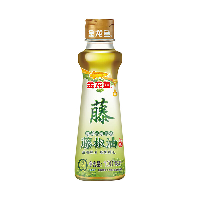 金龙鱼藤椒油鲜麻浓郁风味独特藤椒油100ml*3瓶(包装随机)高清大图