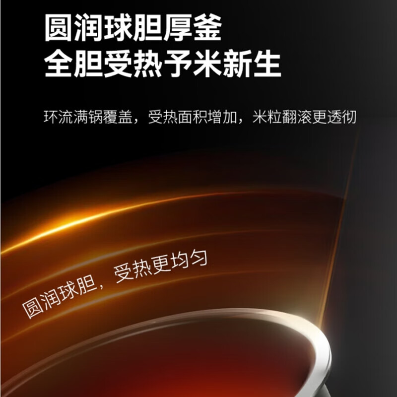 九阳(Joyoung)电饭煲 1200W大火力低IH电磁加热糖饭煲 304不锈钢蒸笼 24小时预约电饭锅高清大图