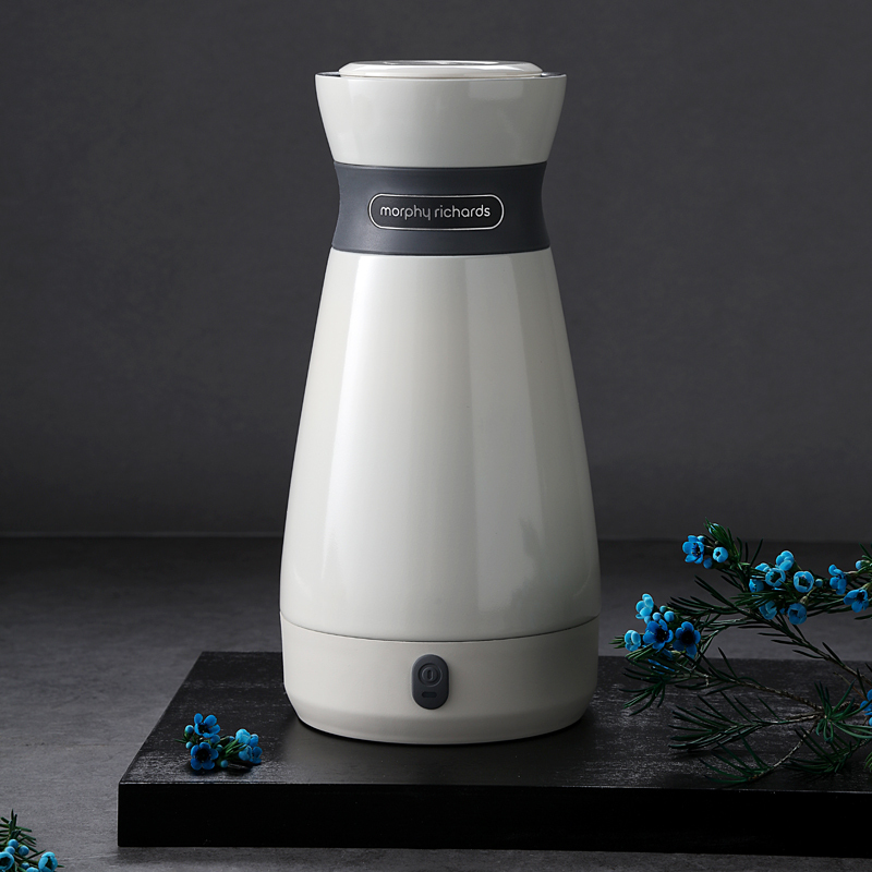 摩飞电水壶小型便携式魔飞烧水壶旅行电热水壶不锈钢双层mr6080