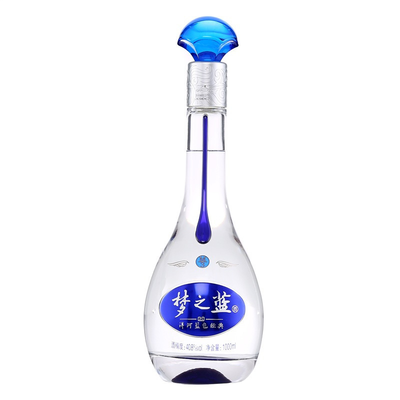 洋河(YangHe)蓝色经典梦之蓝M3 40.8度1000ml单瓶装浓香型白酒(新老包装随机发货)
