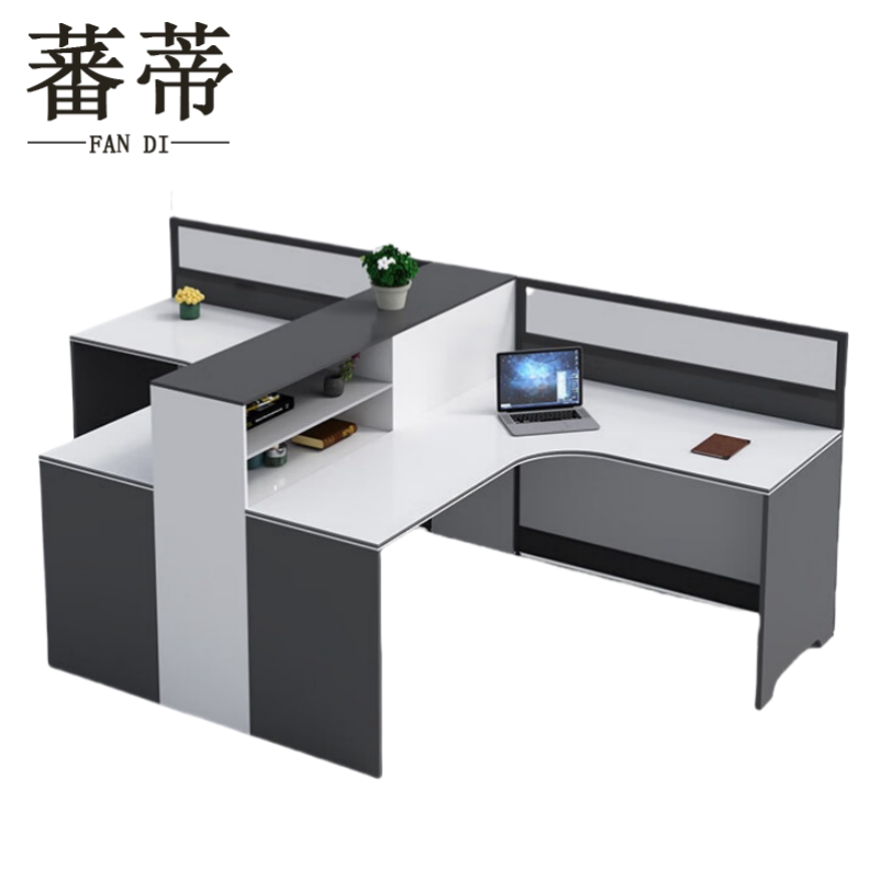 蕃蒂办公桌双人位张高清大图