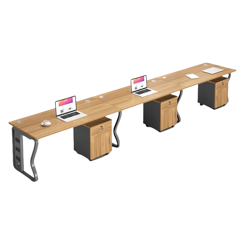 珂洋 屏风工位 三人位含柜 套高清大图