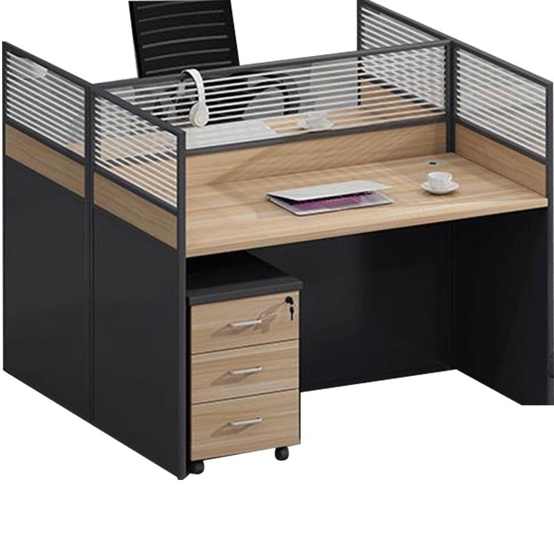 榭邦 办公家具 职员办公桌组合工作位屏风隔断卡座 工型2人位 W1200*D1200*H1100