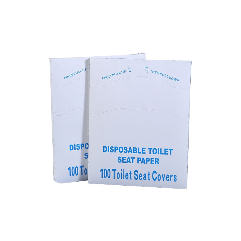 劳保佳可溶水一次性马桶垫飞机马桶垫纸木浆一次性坐厕纸 100张/盒/批发高清大图