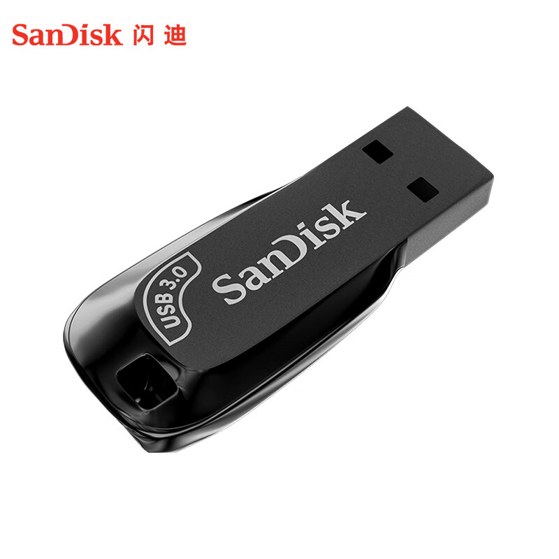 闪迪(Sandisk)U盘 酷邃 CZ410 高速USB3.0读取速度100MB/s 内置加密软件 时尚设计 128GB