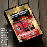 OLOEY网红抖音同款送男生男朋友的生日礼物买相册送刻字可乐定制易拉罐 长罐（1黑+1红）+特权卡（送男生）