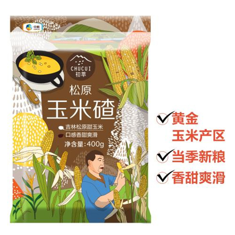初萃 松原玉米碴400g