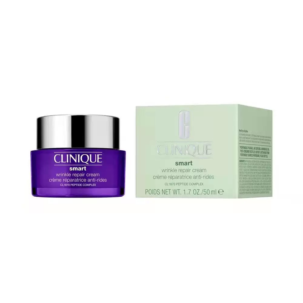 倩碧(CLINIQUE)1870紫光瓶精华面霜50ml 补水保湿淡化细纹干纹紧致肌肤修护抗初老提拉温和不刺激