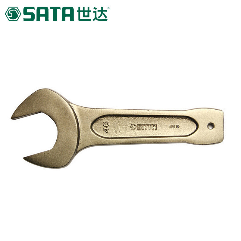 世达(SATA)敲击开口扳手 单头呆扳手 30mm 48604 1个