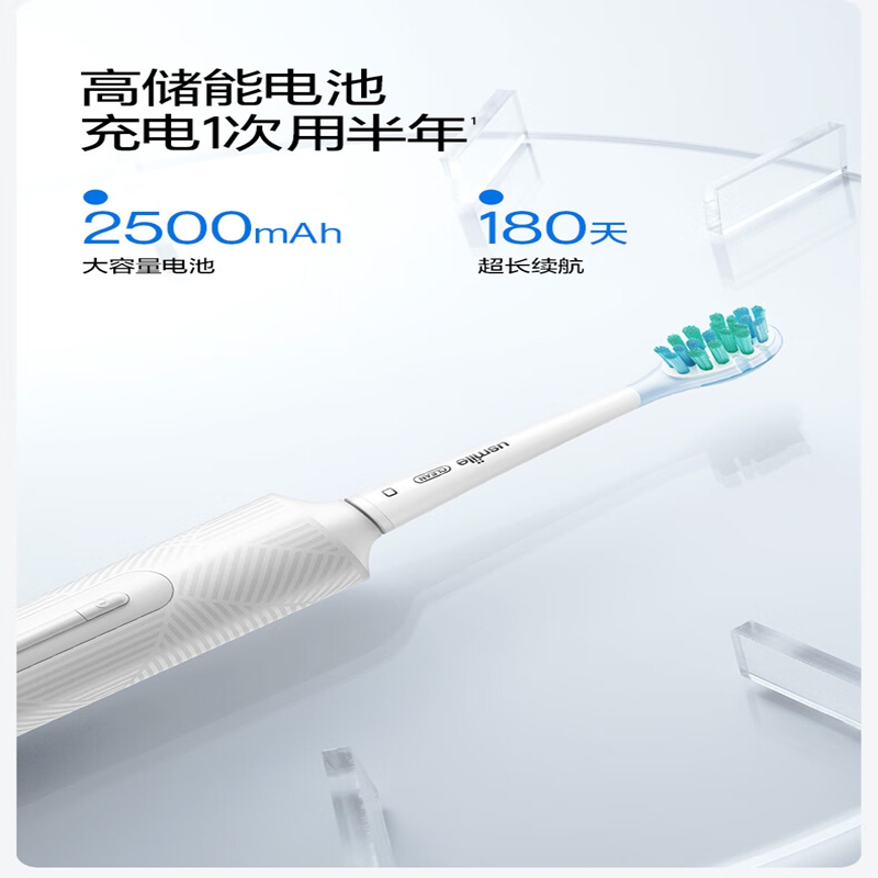 usmile笑容加电动牙刷(成人)/P3MAX 沫白高清大图