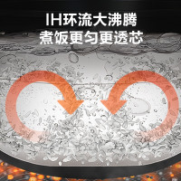 东芝(TOSHIBA)电饭煲 小型智能IH迷你电饭锅2-4人家用多功能可预约2升煮饭锅日本进口备长炭RC-7HMNC