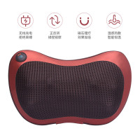 璐瑶LUYAO按摩枕 LY- 735古铜色 红外线疗法 家车两用定时功能记忆功能过热保护 颈部腰部肩部背部按摩枕揉捏按摩