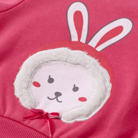 女童宝宝保暖卫衣秋冬季新款加绒长袖洋气上衣小女孩潮