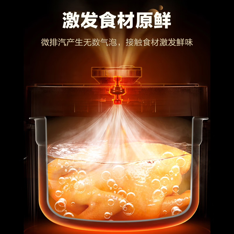 美的(Midea)电压力锅 6升 家用智能双胆电高压锅YL60M3-751高清大图