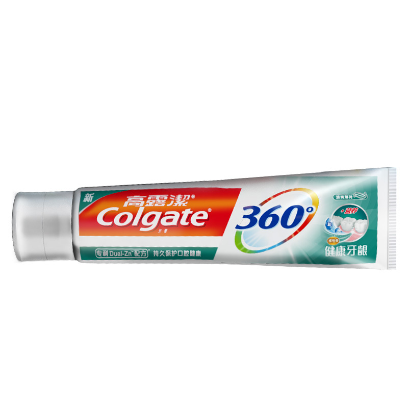 高露洁360健康牙龈牙膏140g三支装