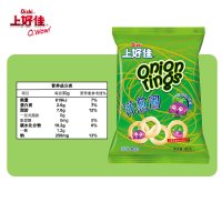 上好佳 膨化食品 洋葱圈 80g*4包(休闲零食)