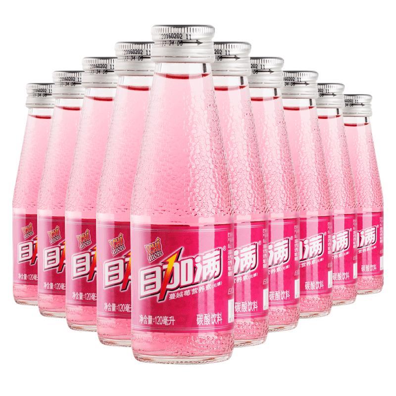 日加满牌蔓越莓营养碳酸饮料120ml/瓶*10