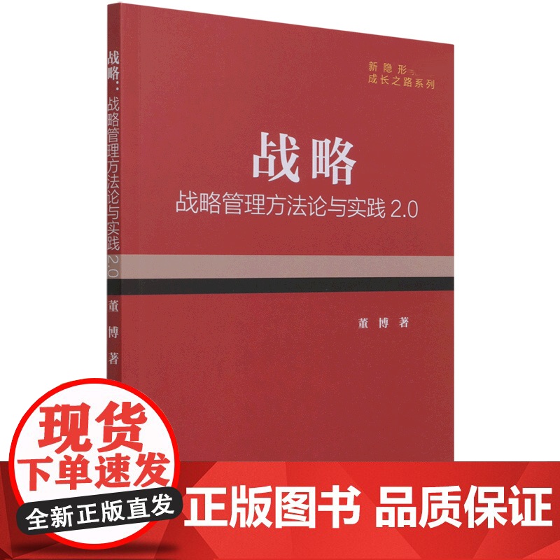 战略(战略管理方法论与实践2.0)/新隐形冠军成长之路系高清大图