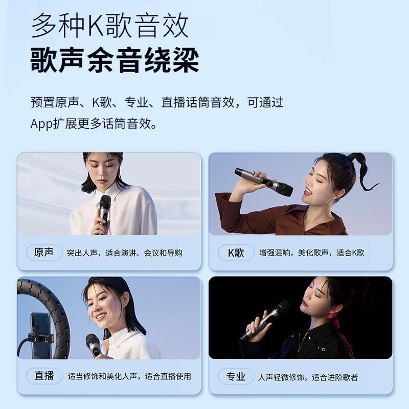 漫步者(EDIFIER)PK 305便携式户外移动音箱配话筒 K歌专用蓝牙音响 户外露营野营音响 长时续航高清大图