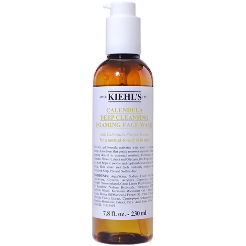 科颜氏(Kiehl’s) 金盏花清透洁面啫喱230ml高清大图