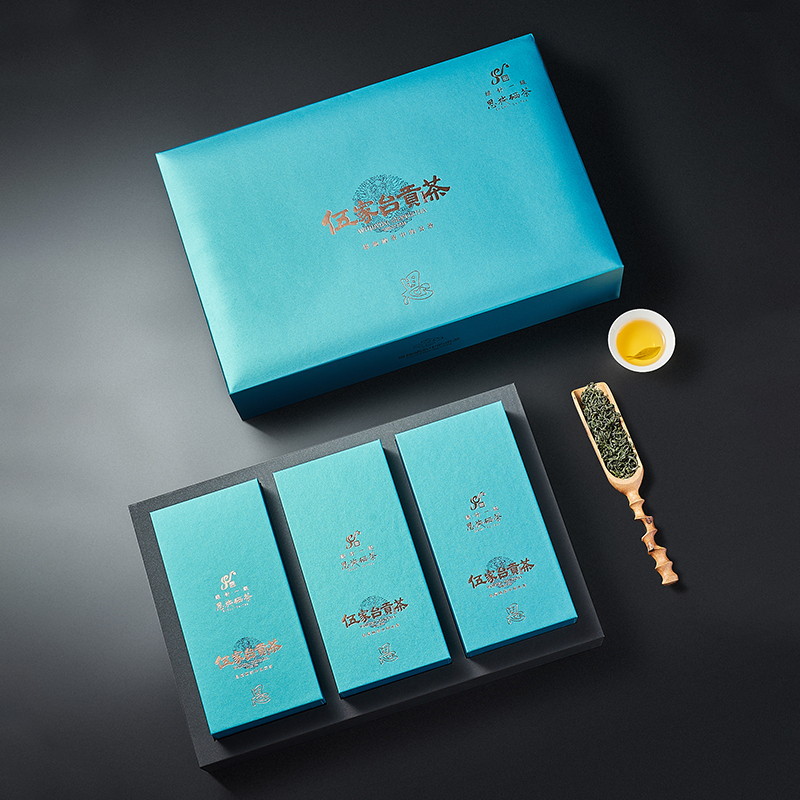 湖北恩施2021新茶绿茶茶叶恩施富硒茶伍家台贡茶高山云雾毛尖茶叶240g端午送礼礼盒装浓香型