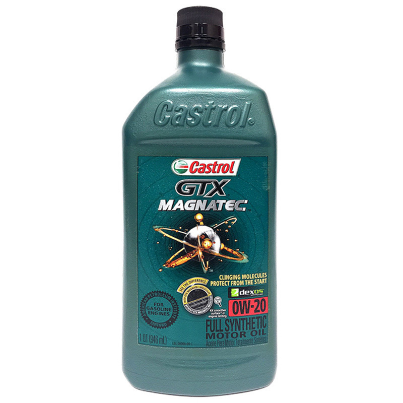[磁护全合成]Castrol嘉实多 磁护GTX MAGNATEC 0W-20 SN级 全合成机油 1QT/0.964L