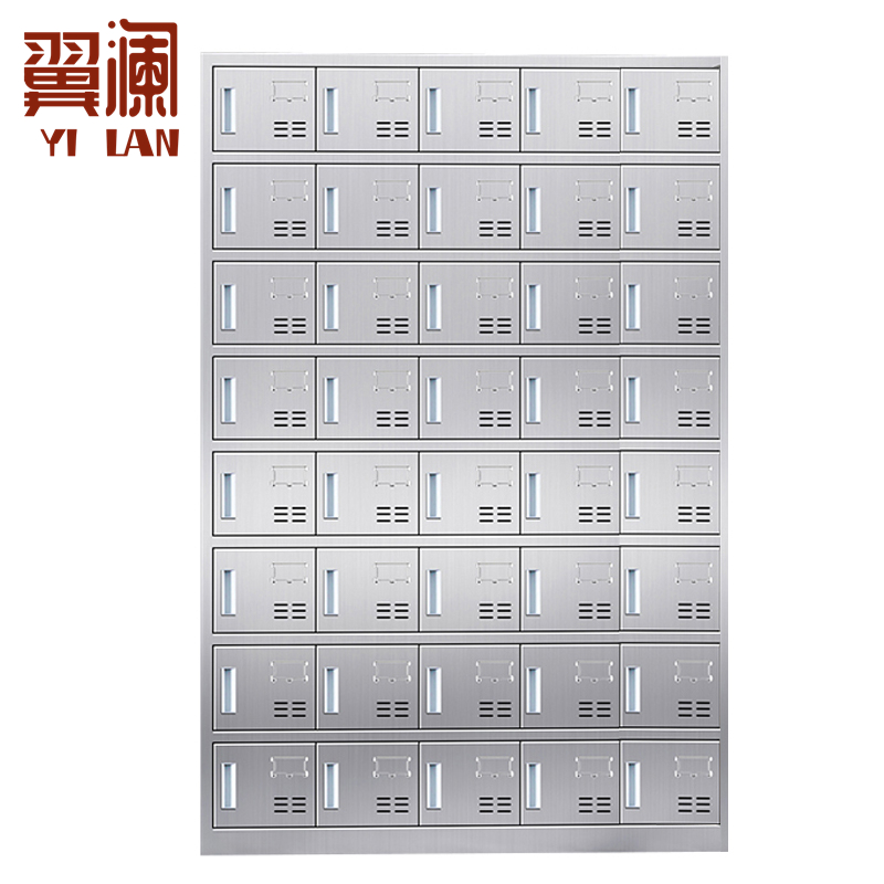 翼澜 不锈钢碗柜40门 台高清大图