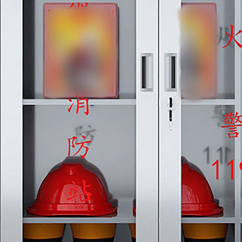 宜掌柜不锈钢消防工具柜 800*500*250mm(304)台高清大图