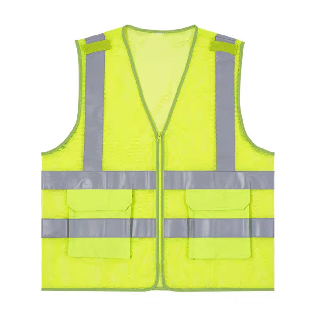 铂牛 高可视性警示网眼防护马甲 均码 件高清大图