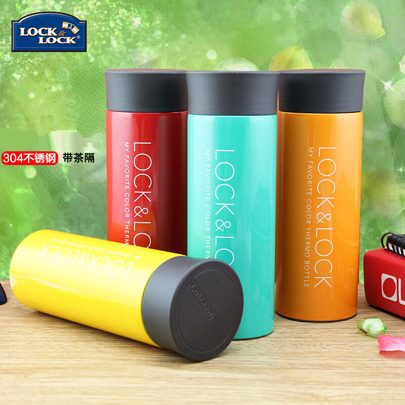 乐扣乐扣 LHC4017 多姿马克保温杯 不锈钢 400ml(一个装)可定制