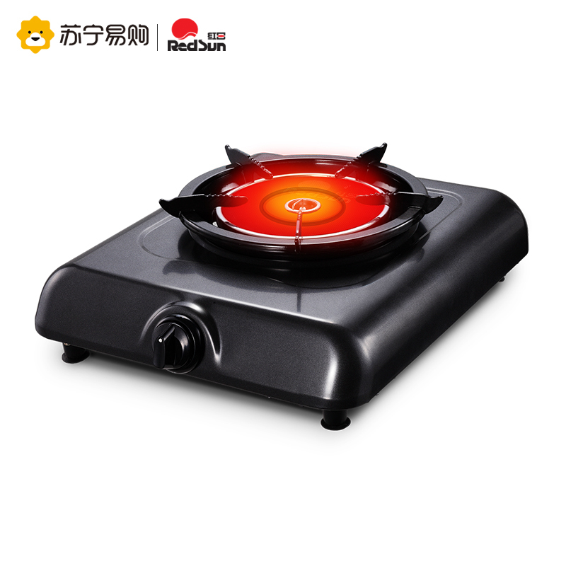红日(RedSun)红外线燃气灶 煤气灶单灶 猛火灶天然气灶液化气灶 台式灶 煤气炉家用 E108D一级能效(液化气)高清大图