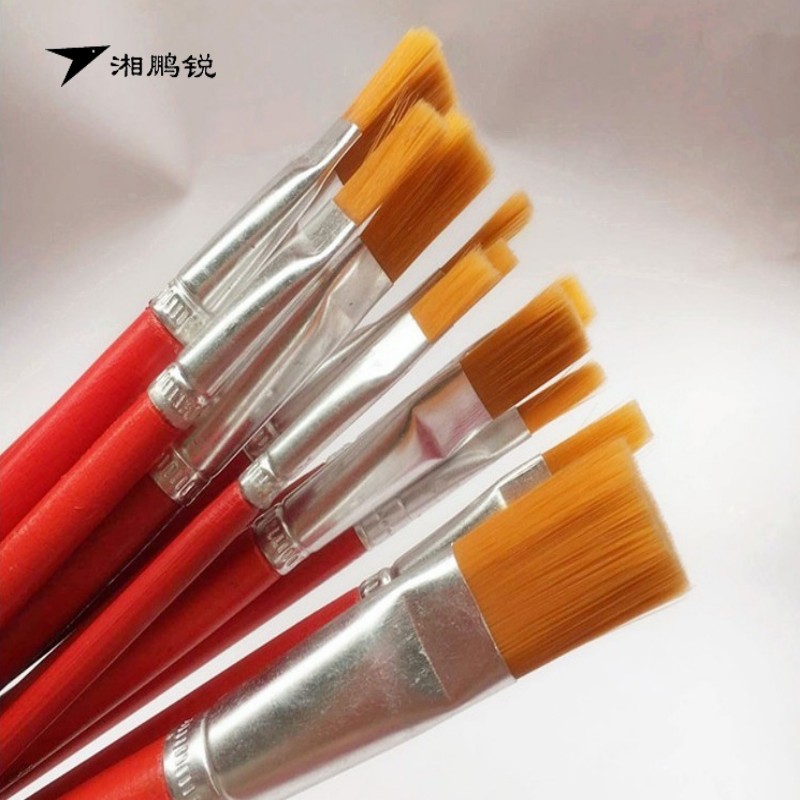 湘鹏锐 木制油漆记号排笔 4mm 支高清大图