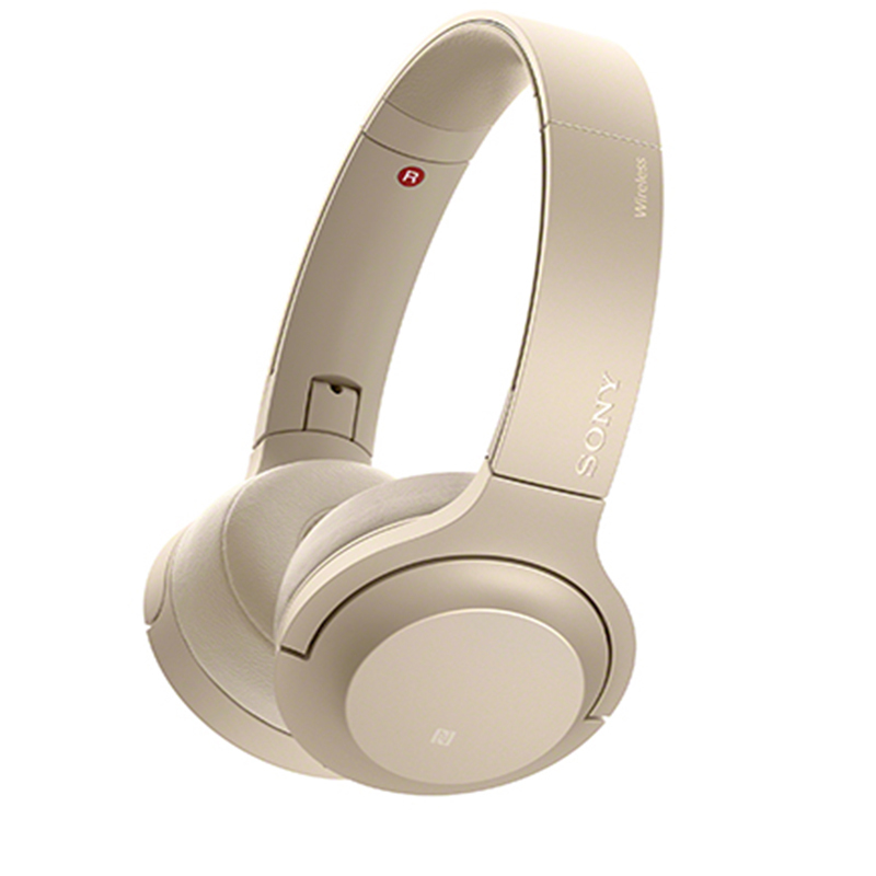 索尼(SONY)WH-H800(浅金色)头戴式立体声蓝牙无线耳机 NFC技术 快速充电