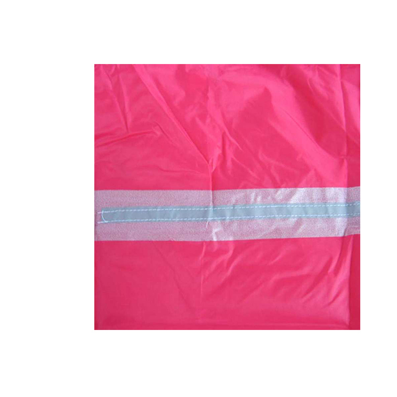 天堂N120新电豪华电动车雨披(后背带夜光条) 玫红