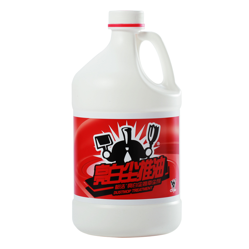 企购优品都洁亮白牵尘油 尘推油 拖布油3.2L加仑桶 地拖油 牵尘剂 清除大理石瓷砖木地板尘土